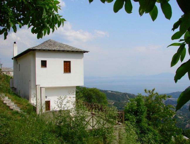 Traditional House Makrinitsa Bagian luar foto